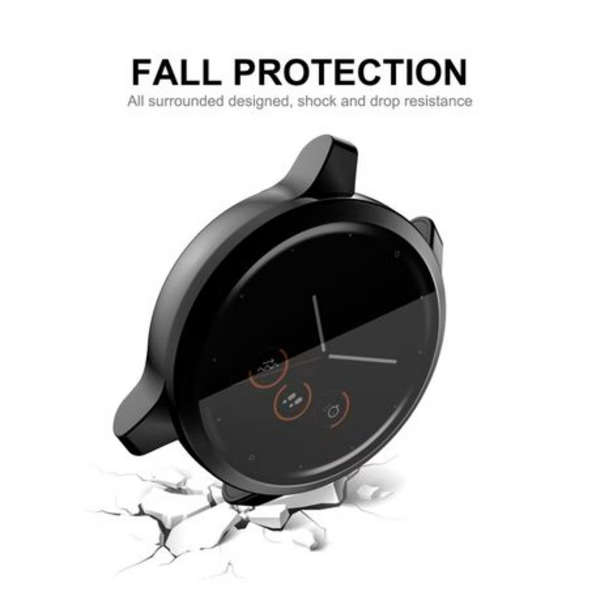 ENKAY Black TPU Cover with Screen Protector for Garmin Venu 2/Vivoactive 4