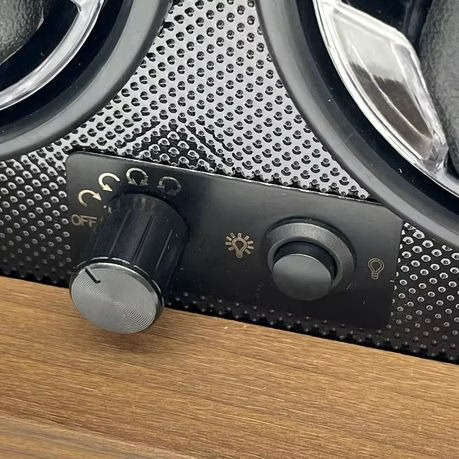 USB Powered Four Watch Winder with Glass Door-LED Backlit (Walnut Finish)