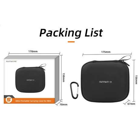SunnyLife Protective Case for DJI NEO (Drone Only) - Grey