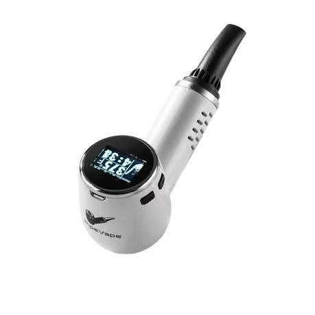 Anlerr PipeVape Dry Herb Vaporizer with OLED Screen - White