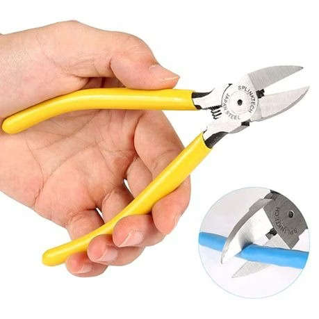 RJ45 Network Crimping Tool Set with Pass-through Crimper & Connectors