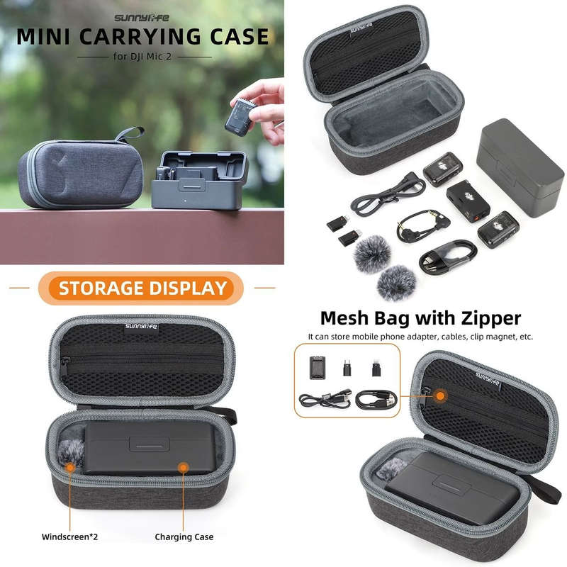 SunnyLife Protective Case for DJI Mic 2