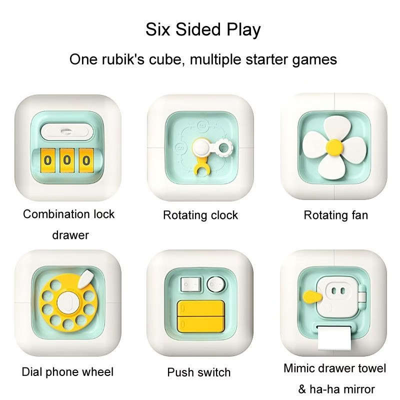 Toddlers Busy Cube (8.5cm x 8.5cm)