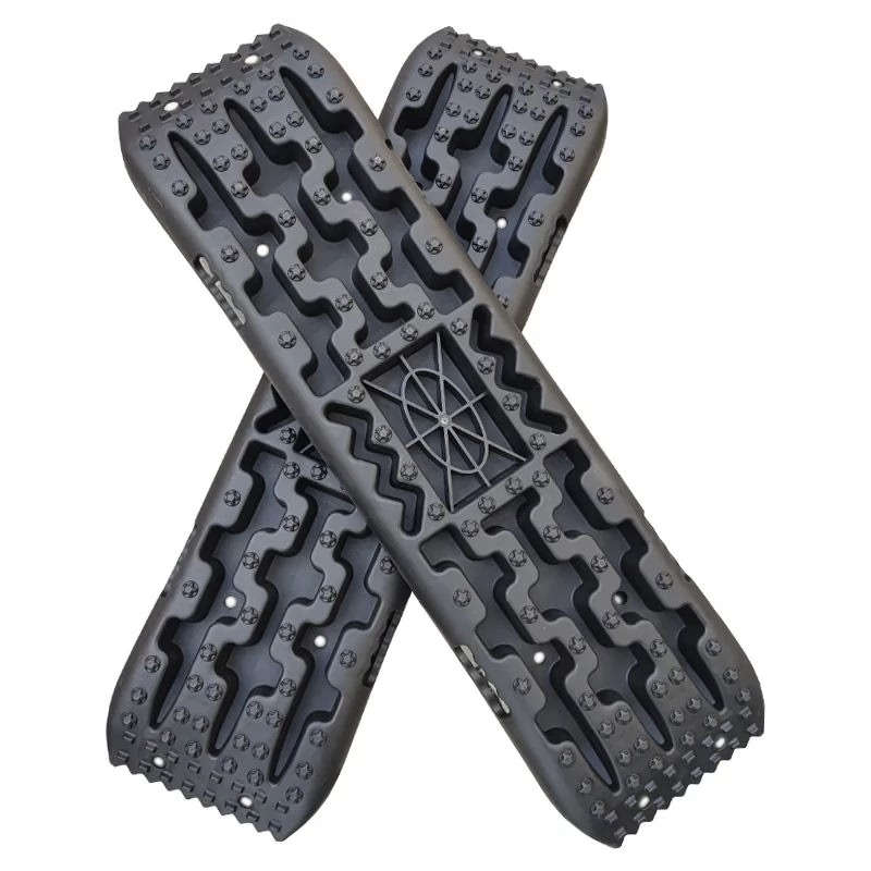 Recovery Traction Sand/Mud Tracks with Jack Base (Set Of 2) - Black