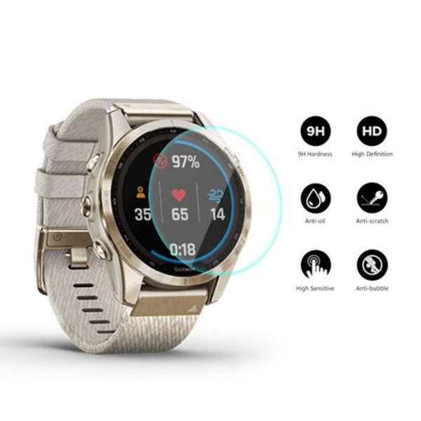 2x ENKAY Tempered Glass Film for Garmin for Garmin Fenix 7S