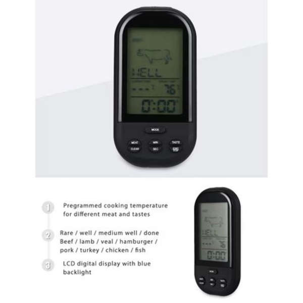 T4U Wireless Digital Meat Cooking Thermometer