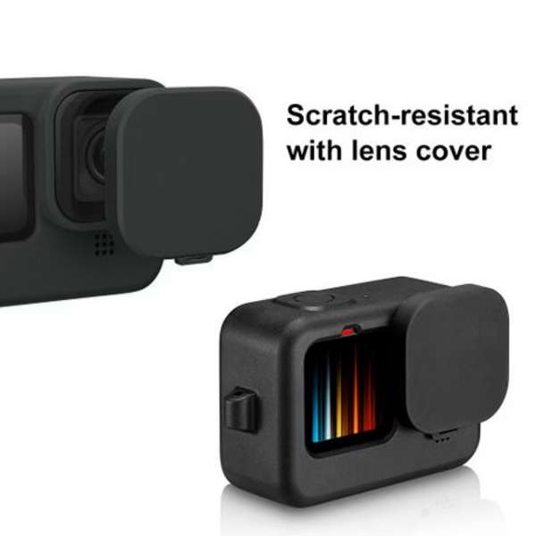 PULUZ GoPro Hero 9 Silicone Protective Cover - Black