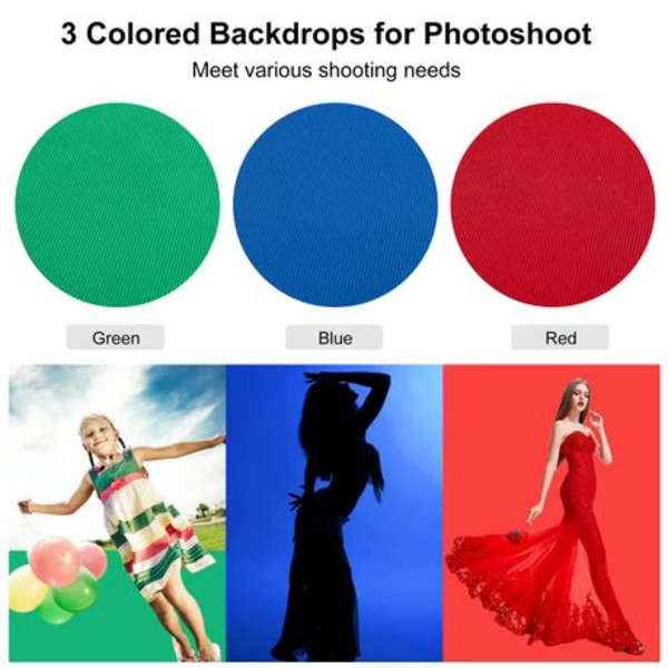 PULUZ 2m x 2m Photo Studio Backdrop Kit