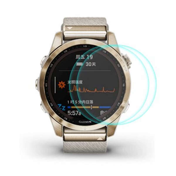 2x ENKAY Tempered Glass Film for Garmin for Garmin Fenix 7S