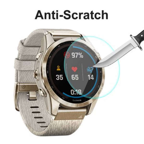 2x ENKAY Tempered Glass Film for Garmin for Garmin Fenix 7S