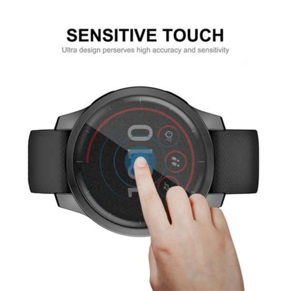 ENKAY Black TPU Cover with Screen Protector for Garmin Venu 2/Vivoactive 4