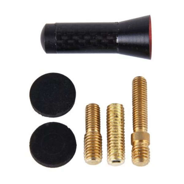 T4U Universal Car Aerial / Antenna 3.4cm (Black/Carbon)