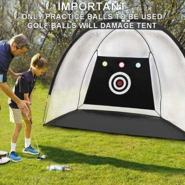 3m x 2.1m Golf Practice Tent/Net Combo with Practice Balls