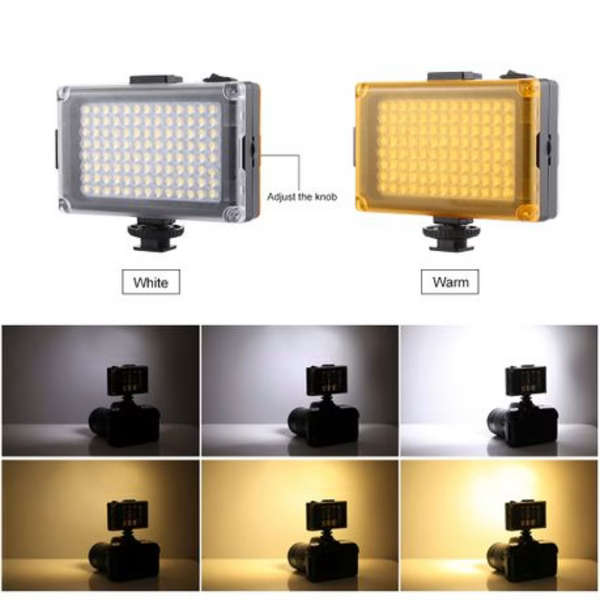 PULUZ U/C Shape Handheld DV Bracket Stabilizer + LED light + Shotgun Mic