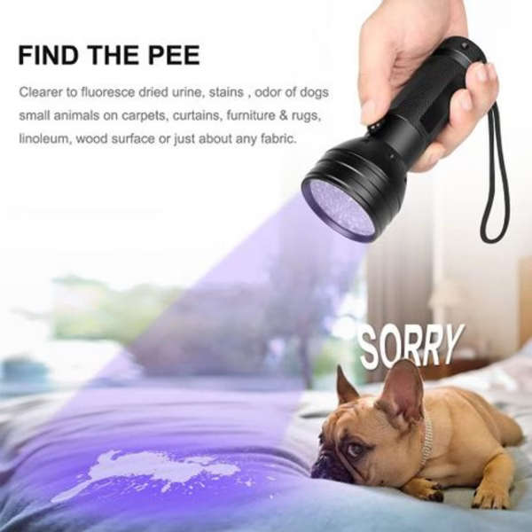 UV Flashlight Pet Urine Detector Black Light
