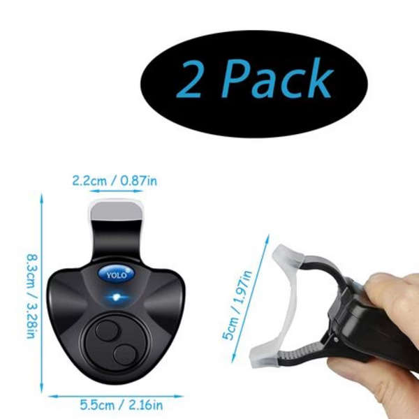 2pcs Electronic Fish Bite Alarm with Siren &amp; LED Light