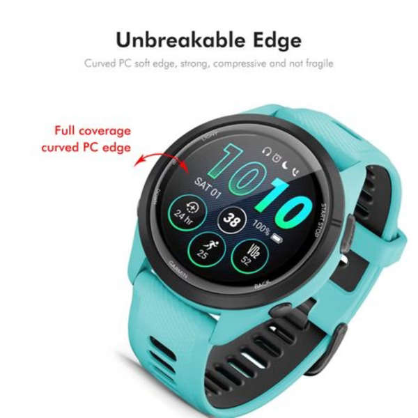 2 PCS WILK Screen Protectors with 3D Edge for Garmin Forerinner 265