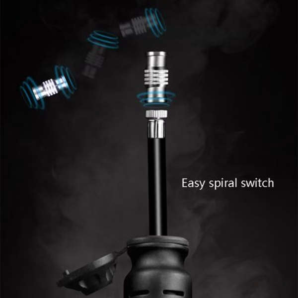 Wild Man Mini Bike Pump (Black &amp; Red) - 19.6cm