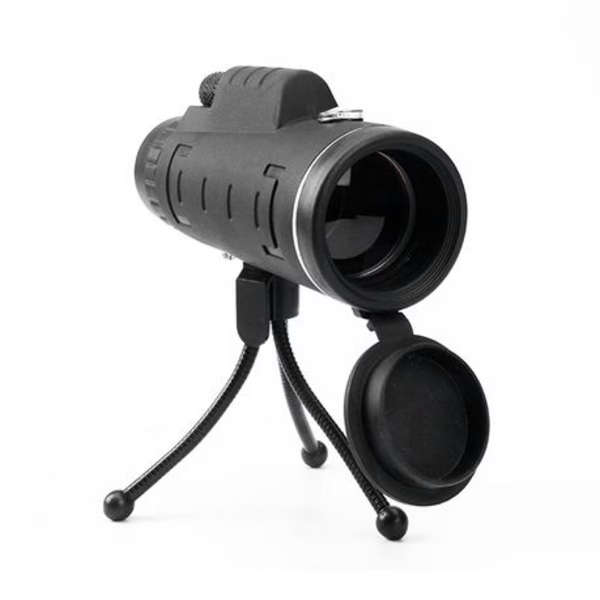 T4U 40x60 Mini Day/Night Monocular with Tripod &amp; Phone Adapter