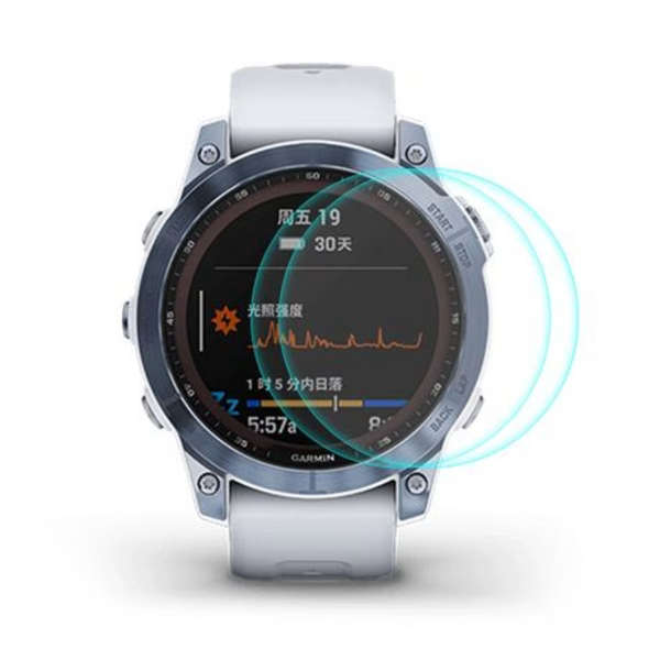 2x ENKAY Tempered Glass Film for Garmin for Garmin Fenix 7X