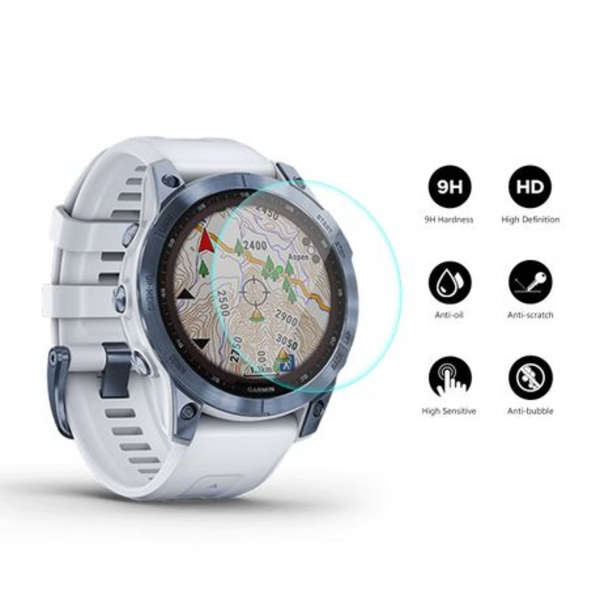 2 PCS WILK Tempered Glass Screen Protectors for Garmin Fenix 7