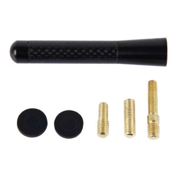T4U Universal Car Aerial / Antenna 8cm (Black/Carbon)