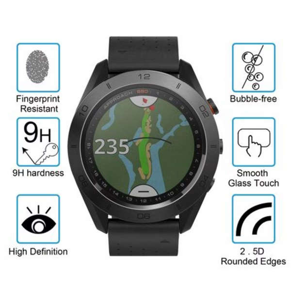 2 PCS WILK Tempered Glass Screen Protectors for Garmin Approach S60