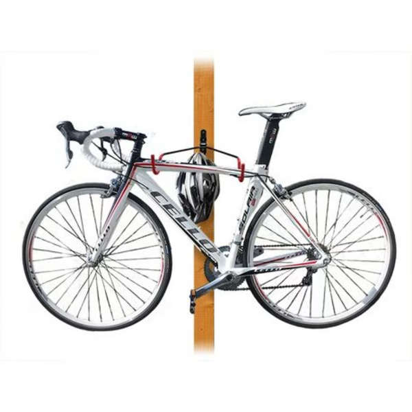 Deluxe Bike Rack Holder with Helmet Hook