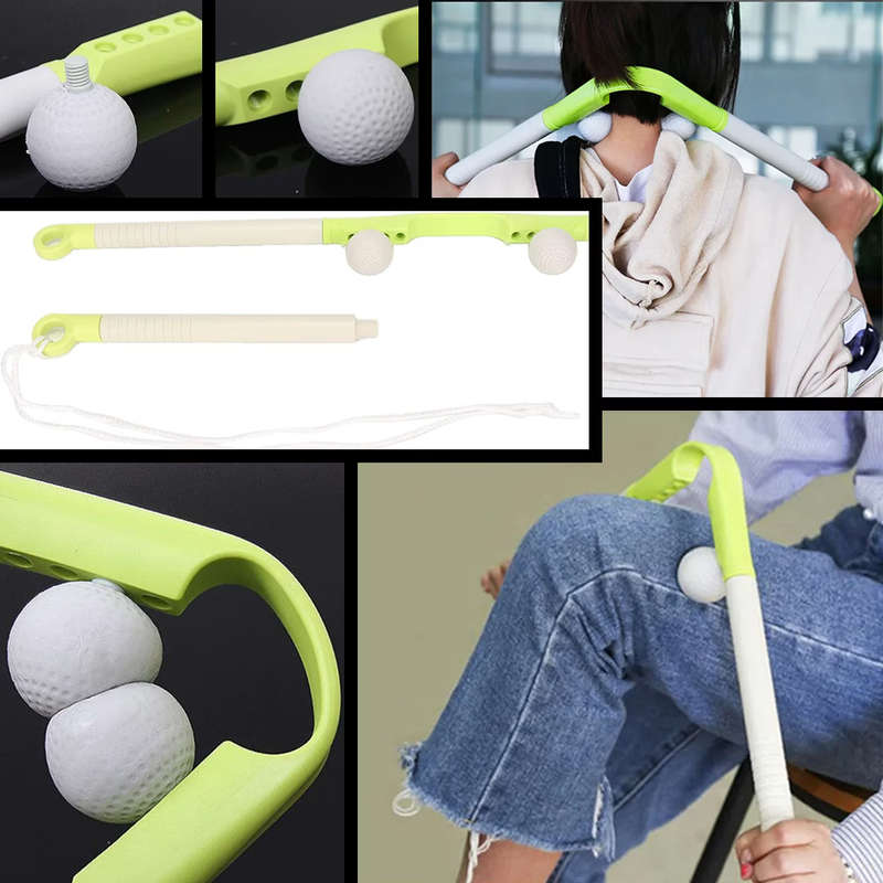 6-Piece Full Body Massage Tool Set  Neck, Back, Nose & Muscle Relief