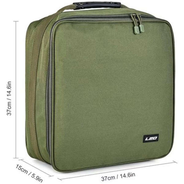Leo Fishing Reel &amp; Gear Bag With Removable Partitions (37x37x15cm)