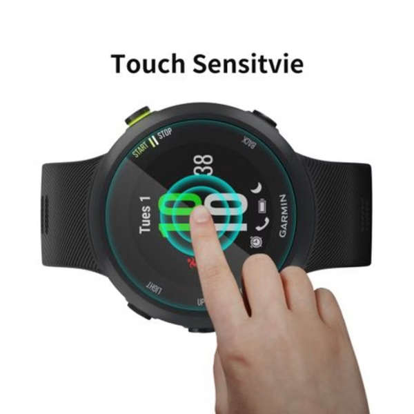 2 PCS WILK Tempered Glass Screen Protectors for Garmin Forerunner 45/45S