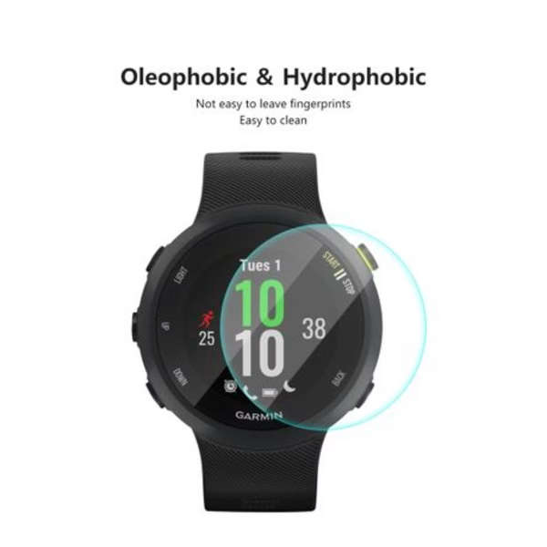 2 PCS WILK Tempered Glass Screen Protectors for Garmin Forerunner 45/45S