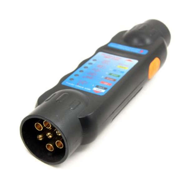T4U Vehicle 7 Pin Trailer Towing Light Cable Circuit Plug Socket Tester