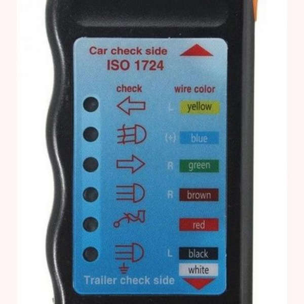T4U Vehicle 7 Pin Trailer Towing Light Cable Circuit Plug Socket Tester