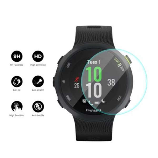 2 PCS WILK Tempered Glass Screen Protectors for Garmin Forerunner 45/45S