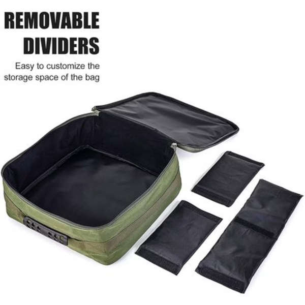 Leo Fishing Reel &amp; Gear Bag With Removable Partitions (37x37x15cm)