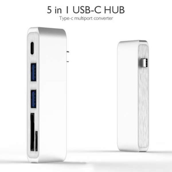 Basix T5 5-in-1 Aluminium USB Type-C Hub