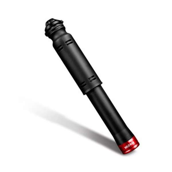 Wild Man Mini Bike Pump (Black &amp; Red) - 19.6cm
