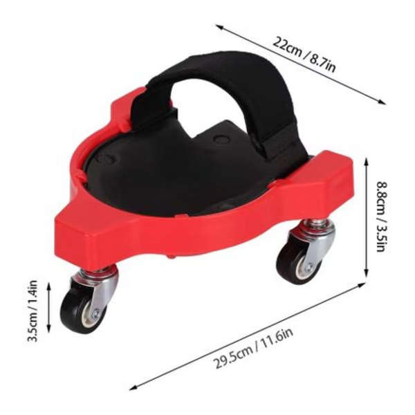 2 Piece Rolling Knee Pads - 1 Pair