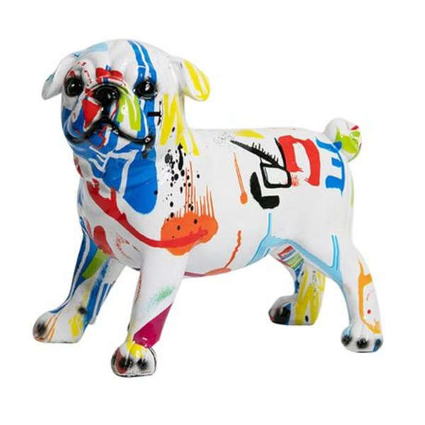 Chihuahua Resin Ornament - Graffiti - 19.5x23x13cm