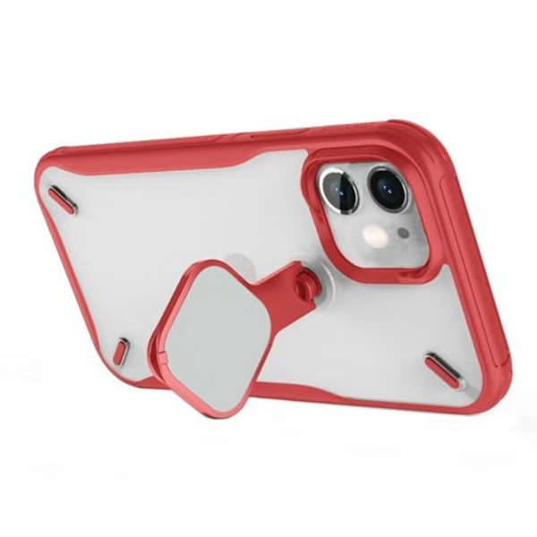 Nillkin Cyclops Series Cover for Apple iPhone 12/12 Pro 6.1"(Red &amp; Clear)