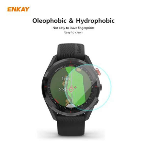 2x Enkay Tempered Glass Film for Garmin Approach S62