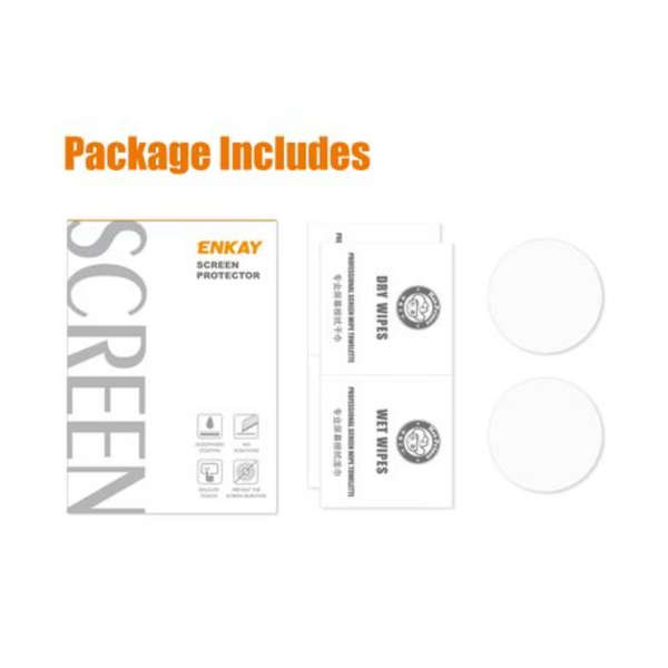 2x ENKAY Tempered Glass Film for Garmin for Garmin Fenix 7X