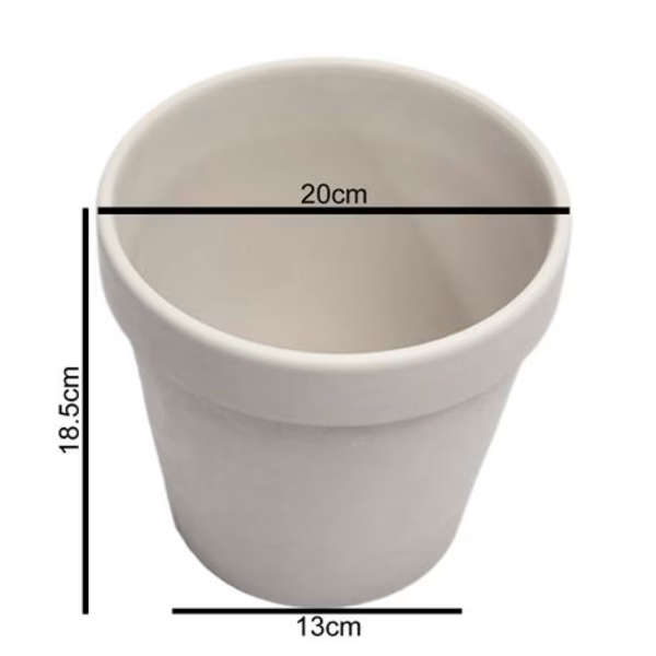 3pcs 20cm Ceramic Pot