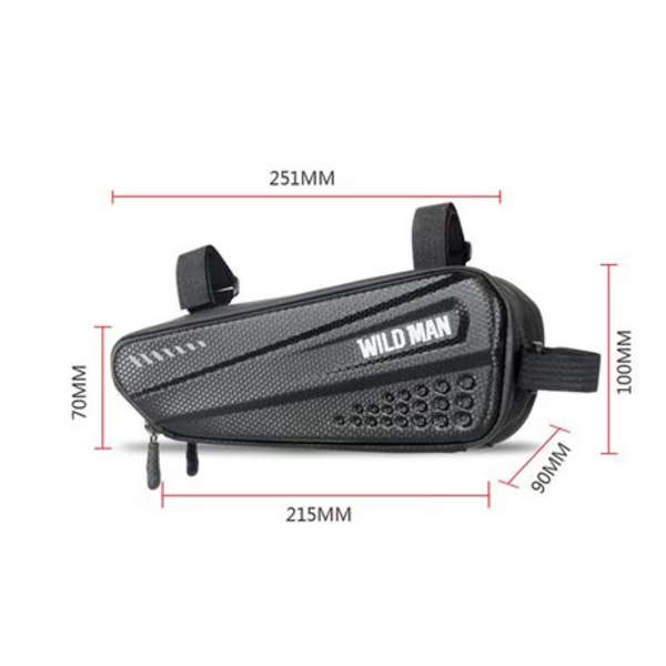 Wild Man Hard Shell Frame Bag - Black Es19 - Black ES4