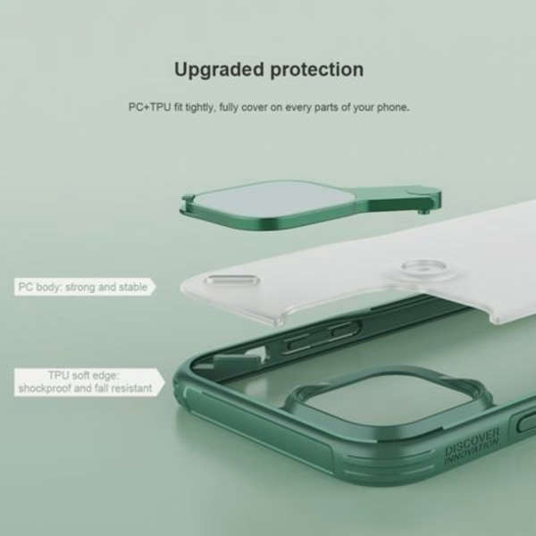 Nillkin Cyclops Series Cover for Apple iPhone 12/12 Pro 6.1"(Red &amp; Clear)