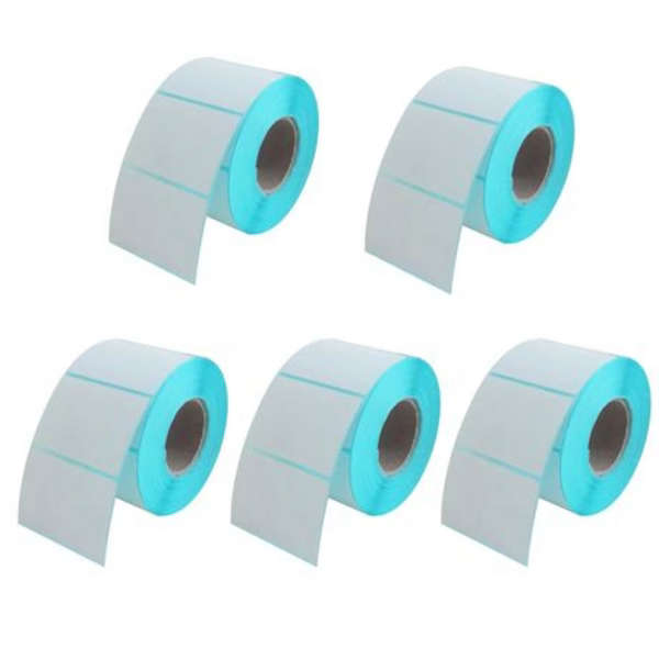 800 Pieces/Roll 40x30 Thermal Label Paper Barcode Label Sticker Paper - 5 Rolls