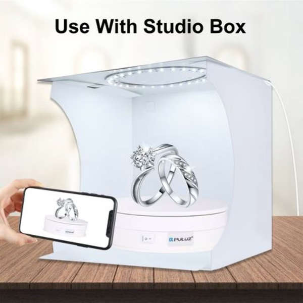 PULUZ 15cm USB Powered Photography Turntable