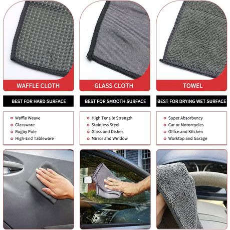 Premium 10-Piece Car Wash Kit with Grit Guard & Storage Bag