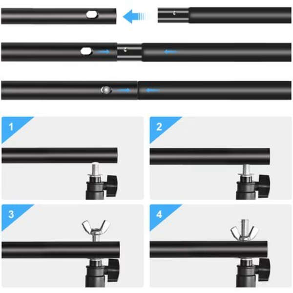 PULUZ 2m x 3m Photo Studio Backdrop Frame Kit
